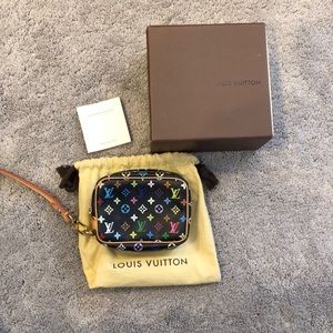 Louis Vuitton Multicolor Wristlet Pouch - LIKE NEW